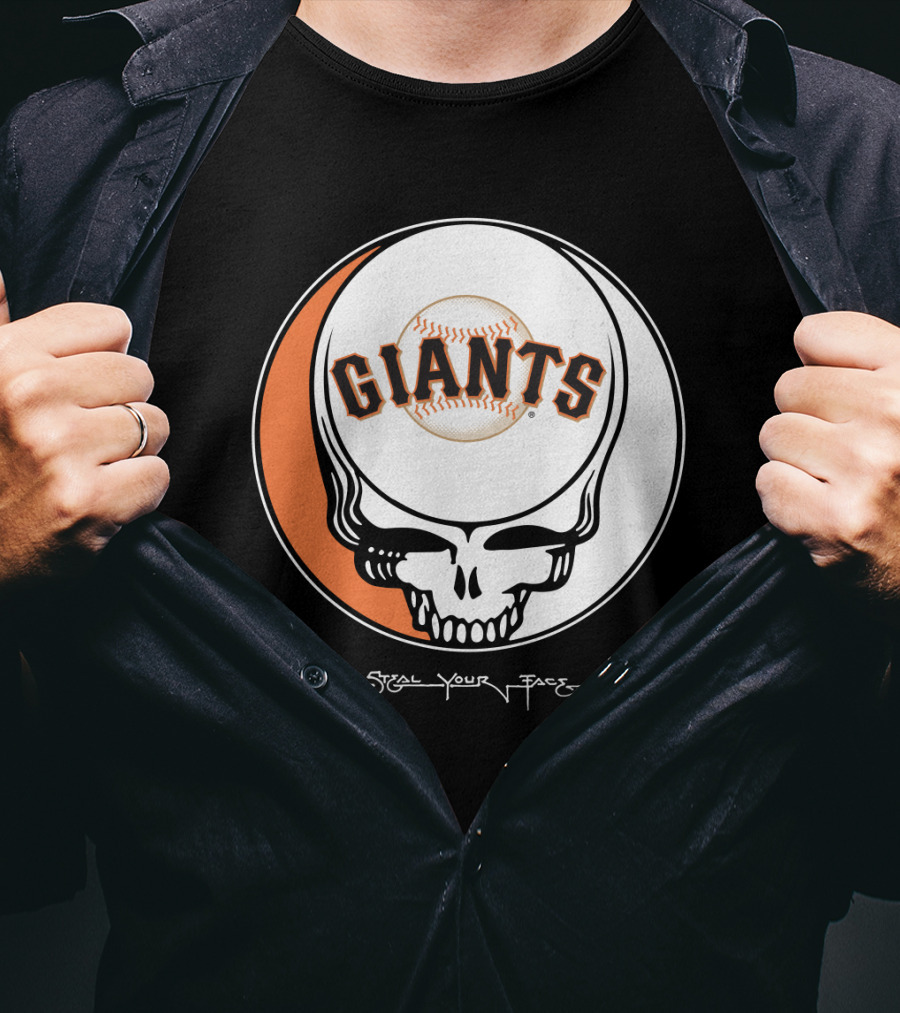 GRATEFUL DEAD San Francisco Giants Steal Your Face T-Shirt