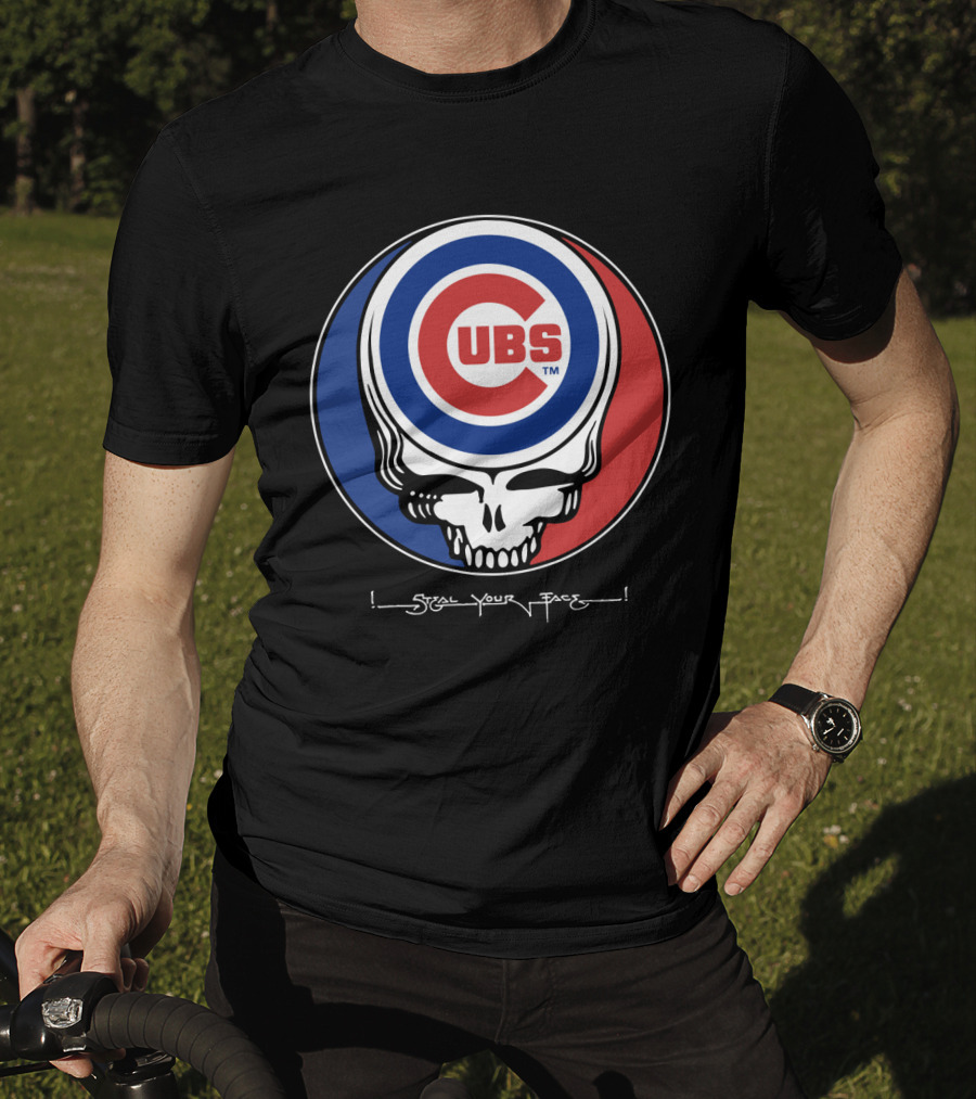 GRATEFUL DEAD Chicago Cubs Steal Your Face T-Shirt
