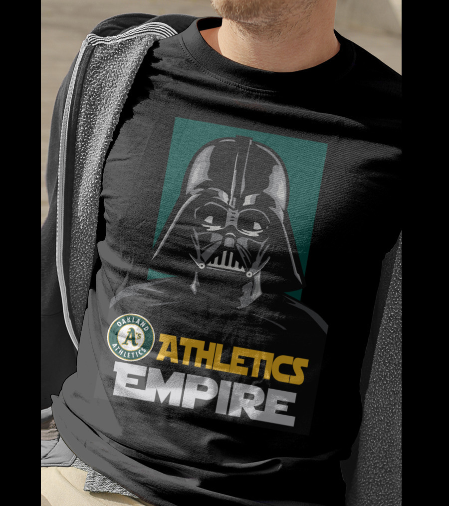 Oakland Athletics Empire Darth Vader A's T-Shirt