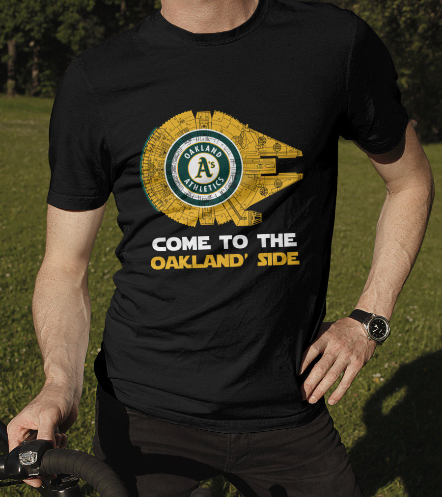 Oakland Athletics Millennium Falcon Come To The Oakland Side T-Shirt