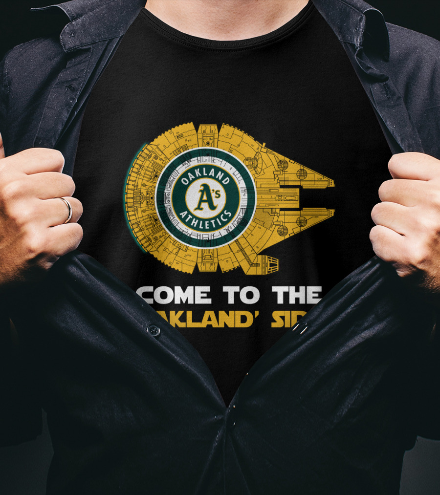 Oakland Athletics Millennium Falcon Come To The Oakland Side T-Shirt