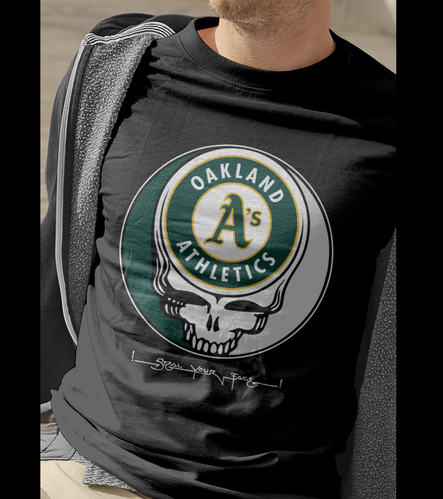GRATEFUL DEAD Oakland Athletics Steal Your Face T-Shirt
