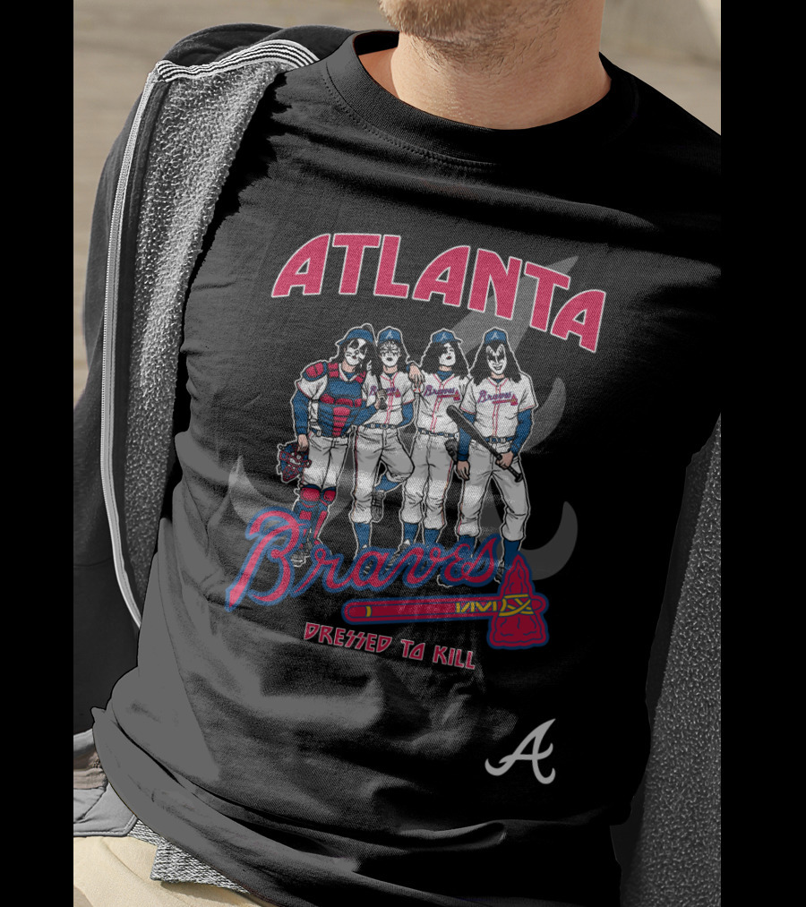 Atlanta Braves KISS Dressed To Kill T-Shirt