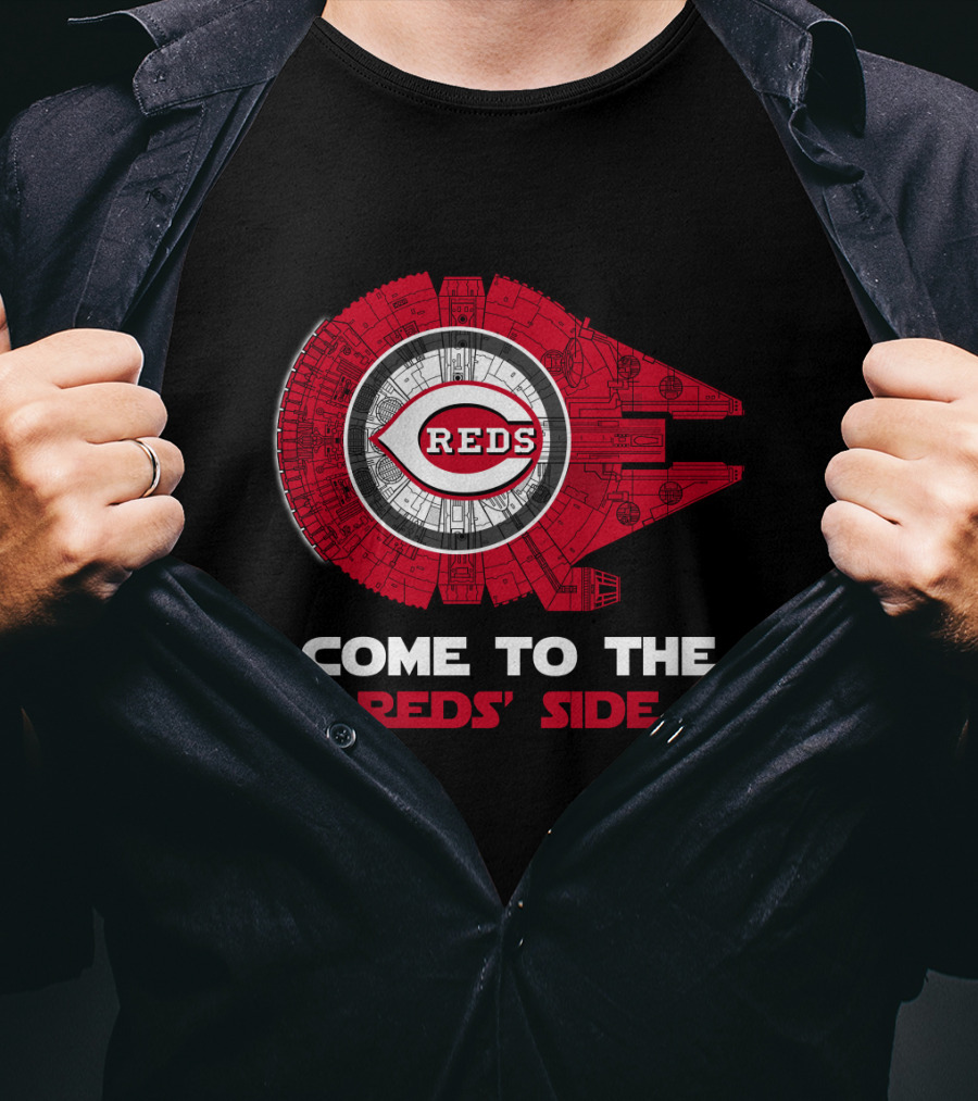 Come To The Reds' Side Millennium Falcon Crossover T-Shirt