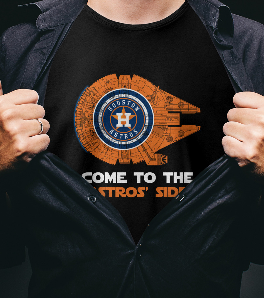 Houston Astros Millennium Falcon Come To The Astros' Side T-Shirt