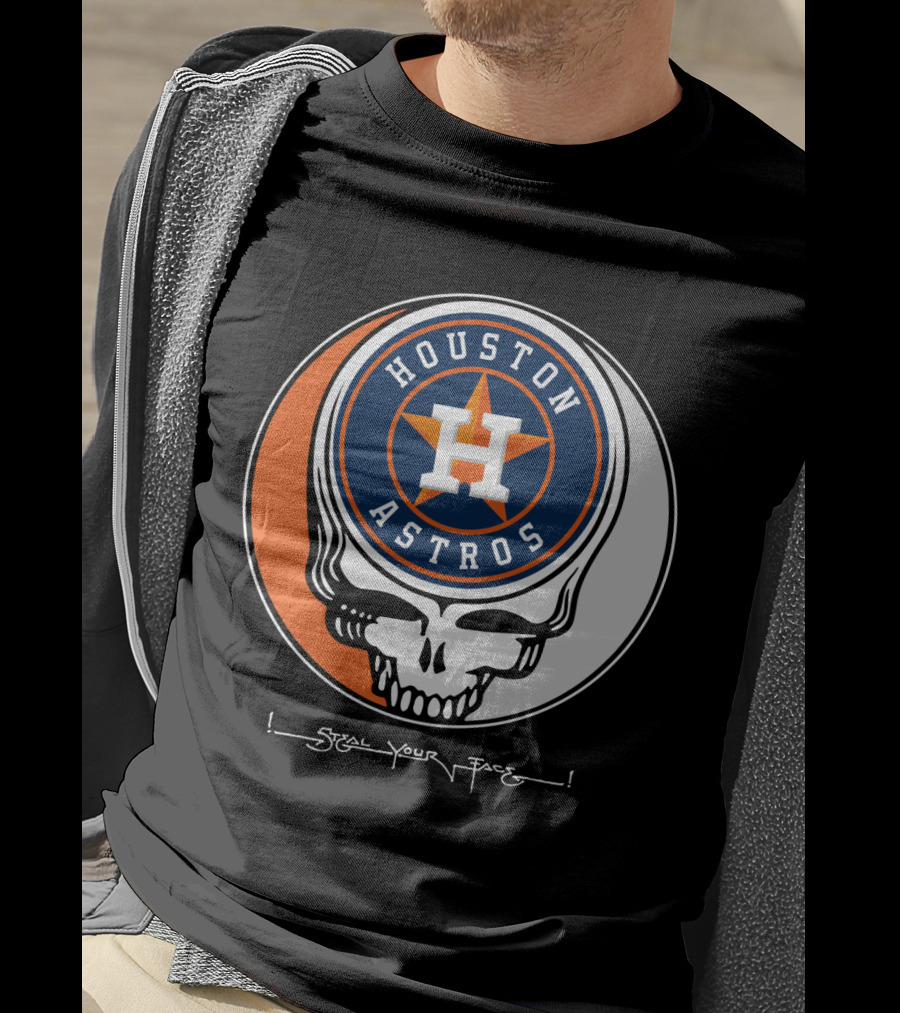 Houston Astros Grateful Dead Steal Your Face T-Shirt