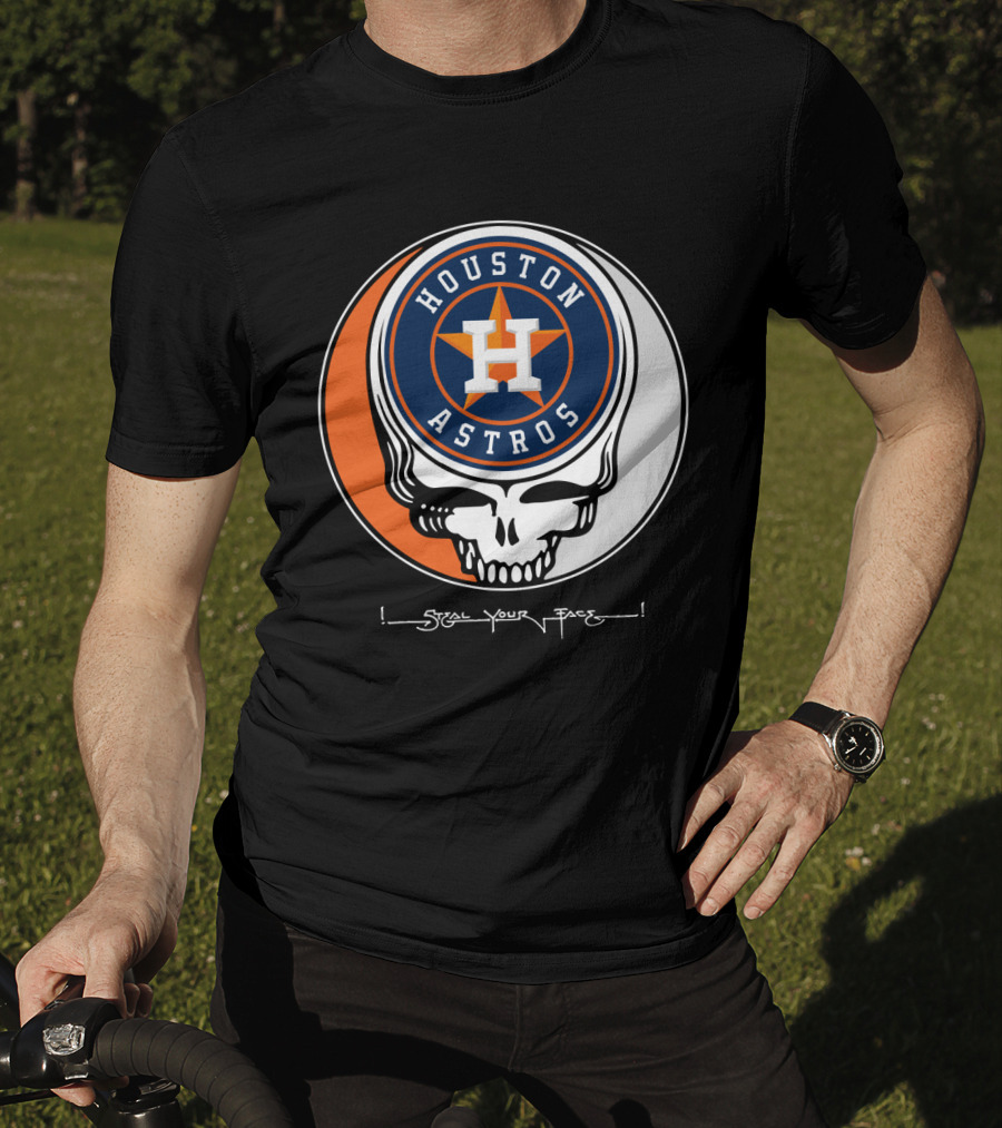 Houston Astros Grateful Dead Steal Your Face T-Shirt