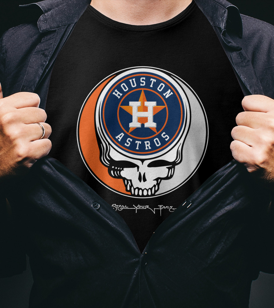 Houston Astros Grateful Dead Steal Your Face T-Shirt