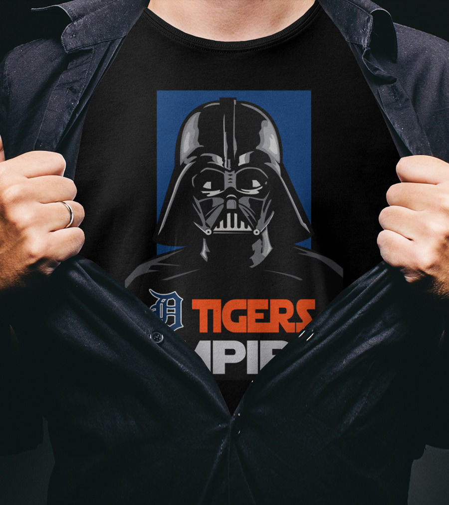Detroit Tigers Empire Darth Vader T-Shirt