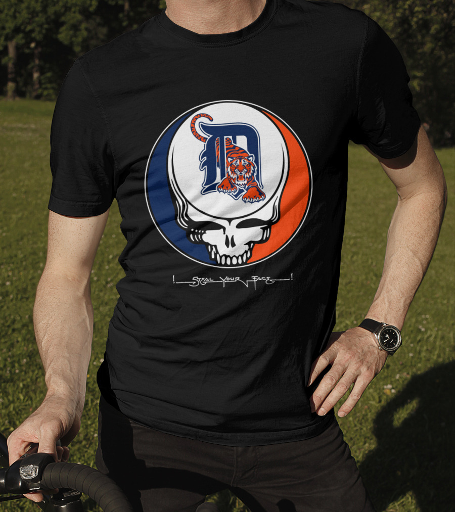 Grateful Dead Steal Your Face Detroit Tigers T-Shirt