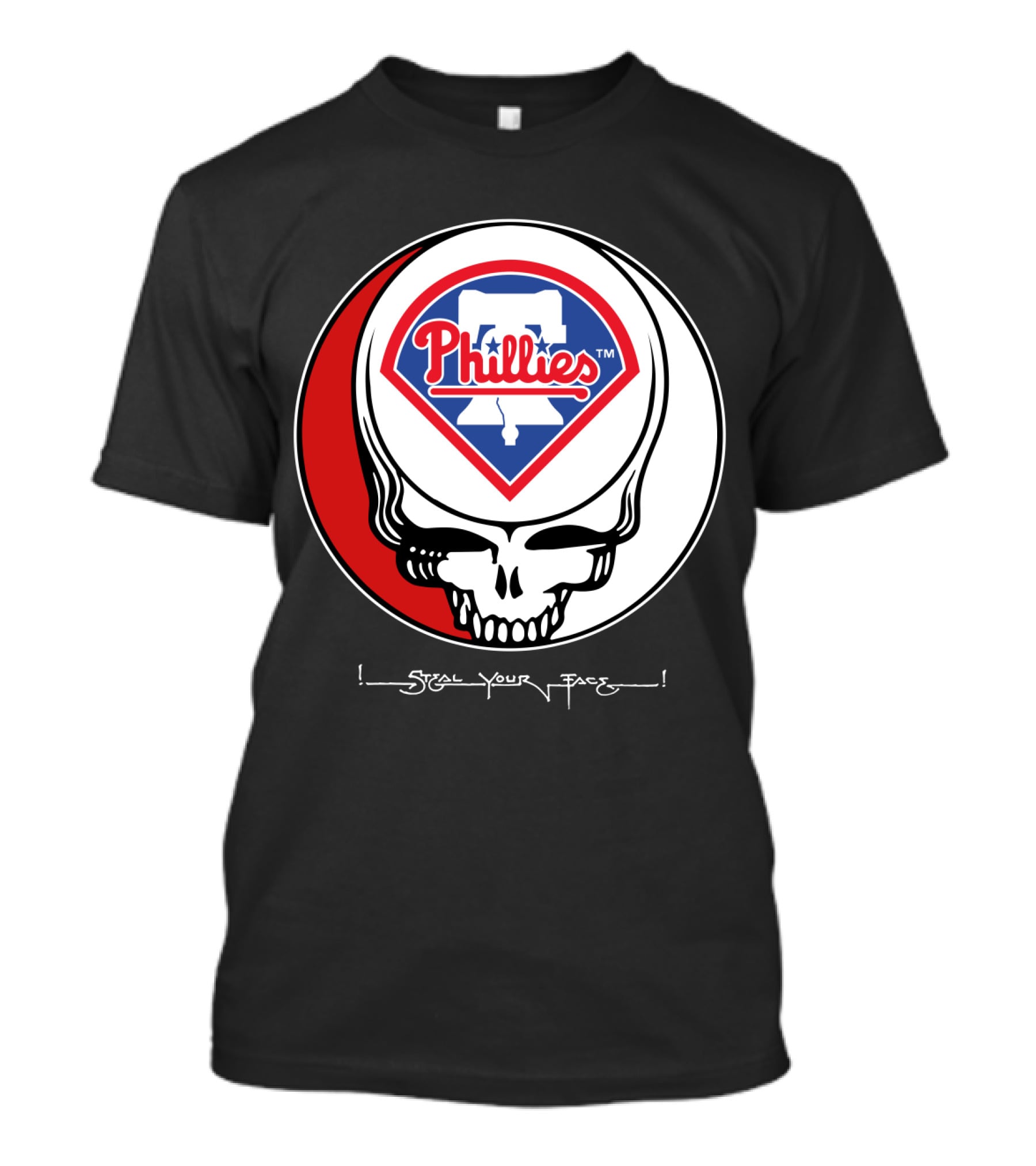GRATEFUL DEAD Steal Your Face Philadelphia Phillies T-Shirt