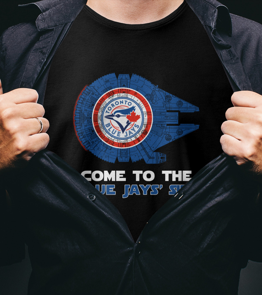 Toronto Blue Jays Millennium Falcon Come To The Blue Jays' Side T-Shirt