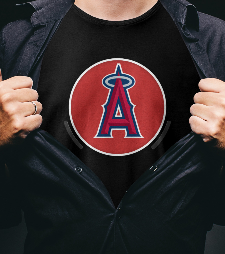Los Angeles Angels Of Anaheim Red Halo T-Shirt
