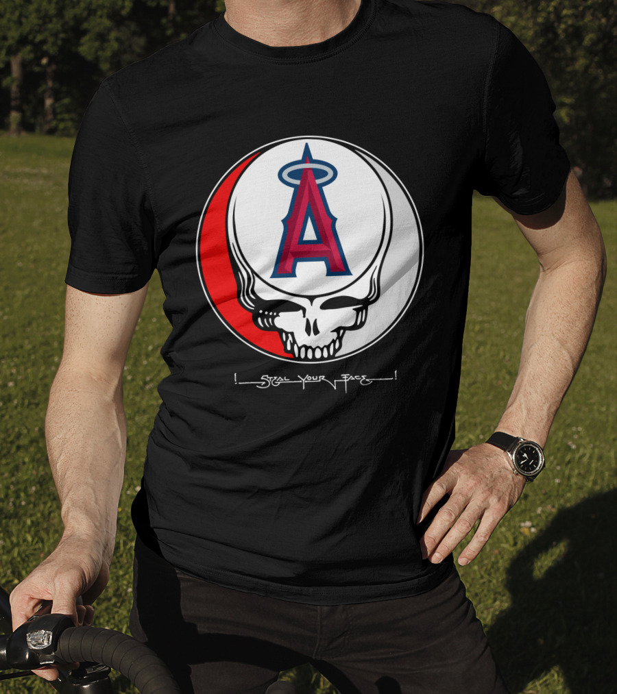 GRATEFUL DEAD Steal Your Face Los Angeles Angels Of Anaheim T-Shirt