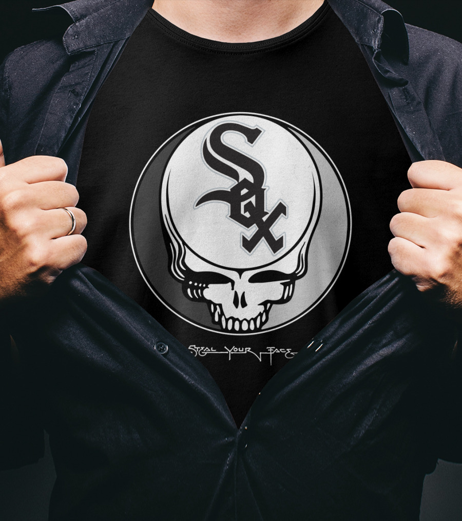 Grateful Dead Steal Your Face Chicago White Sox T-Shirt