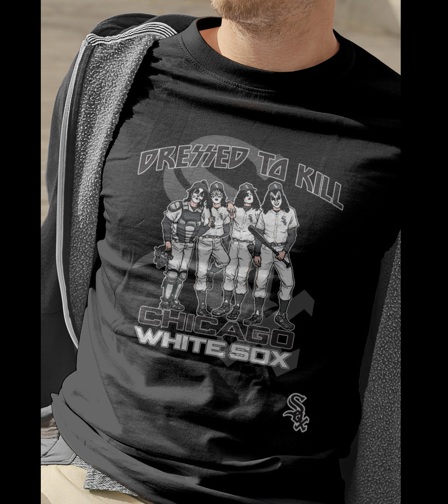 Dressed To Kill KISS Chicago White Sox T-Shirt