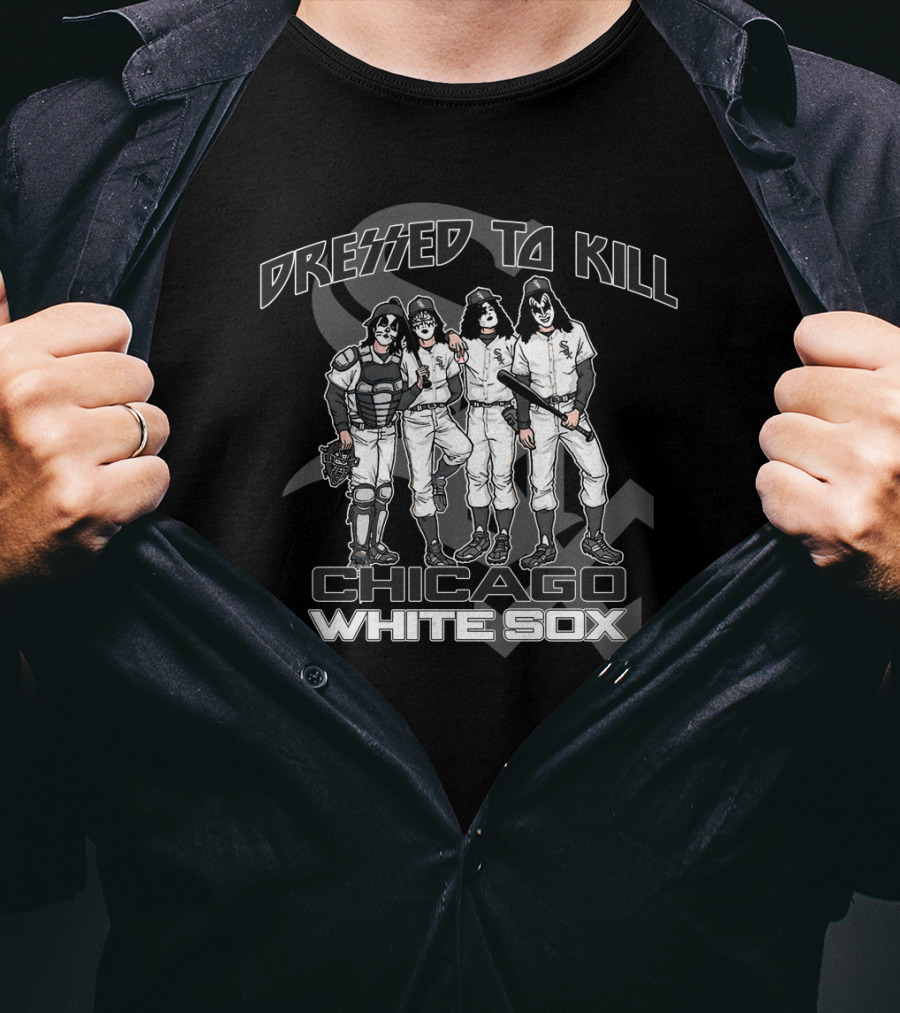 Dressed To Kill KISS Chicago White Sox T-Shirt