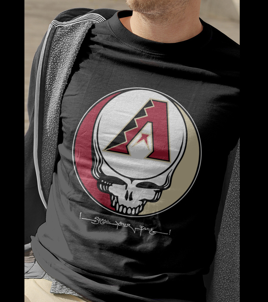 GRATEFUL DEAD Steal Your Face Arizona Diamondbacks T-Shirt