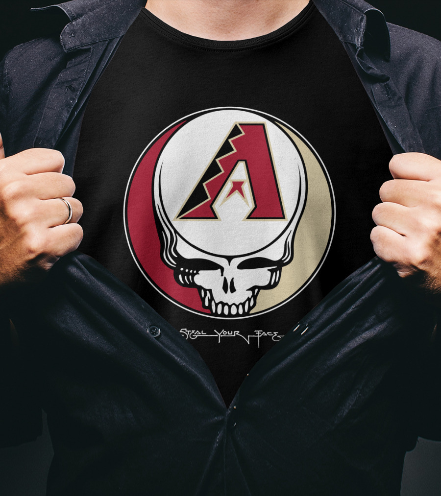 GRATEFUL DEAD Steal Your Face Arizona Diamondbacks T-Shirt