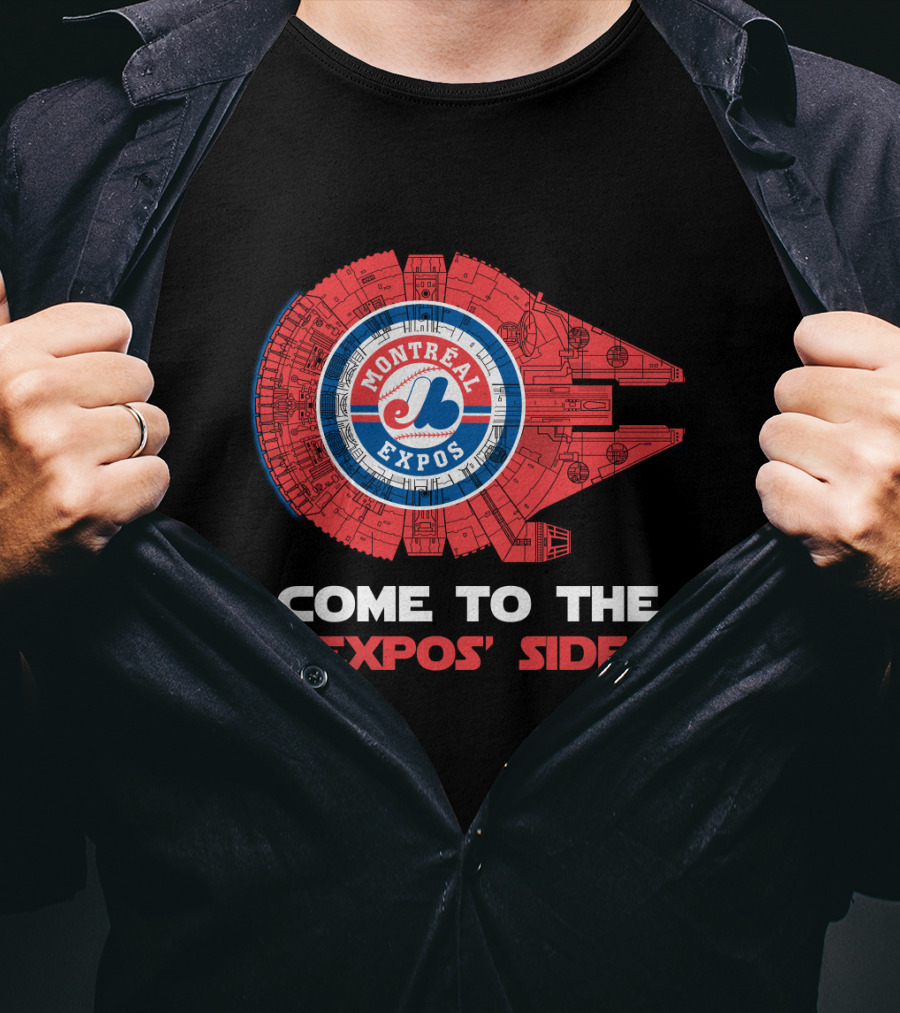 Montreal Expos Millennium Falcon Come To The Expos' Side T-Shirt