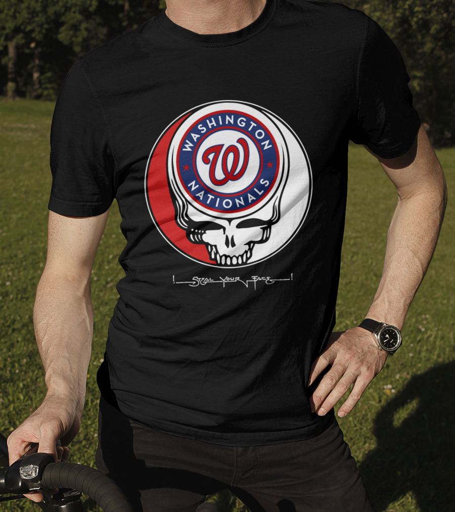 Washington Nationals Grateful Dead Steal Your Face T-Shirt