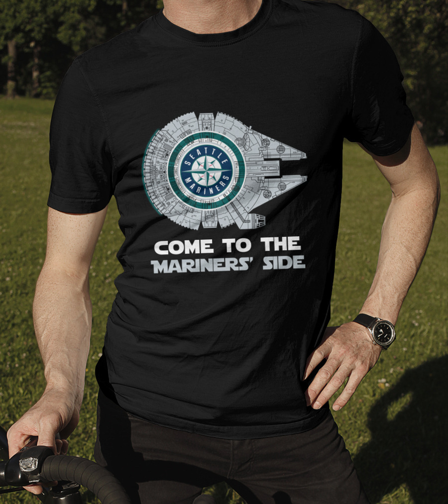 Seattle Mariners Come To The Mariners' Side Millennium Falcon T-Shirt