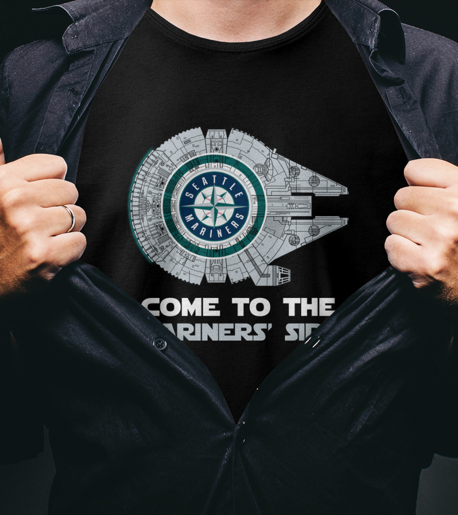 Seattle Mariners Come To The Mariners' Side Millennium Falcon T-Shirt
