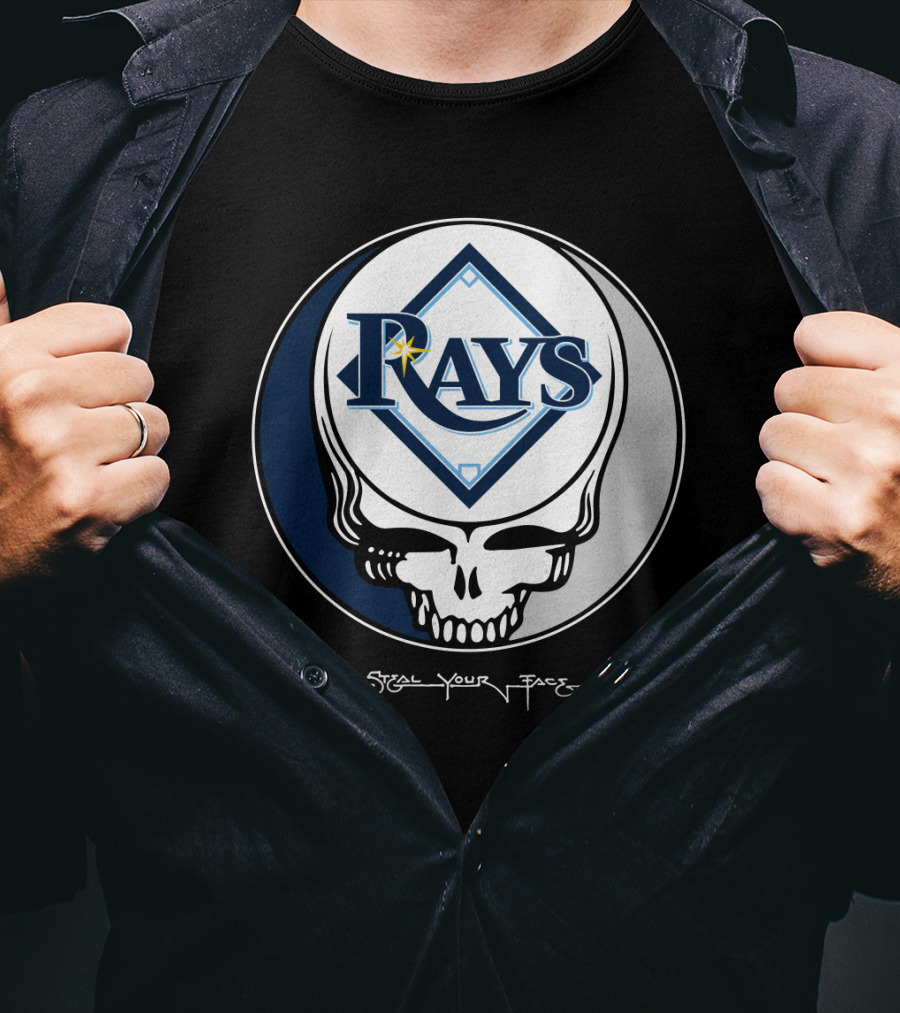 GRATEFUL DEAD Tampa Bay Rays Steal Your Face T-Shirt