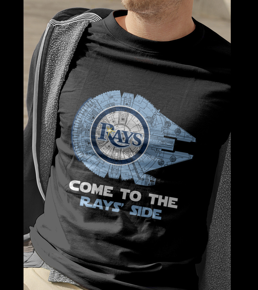 Rays Come To The Rays' Side Millennium Falcon T-Shirt