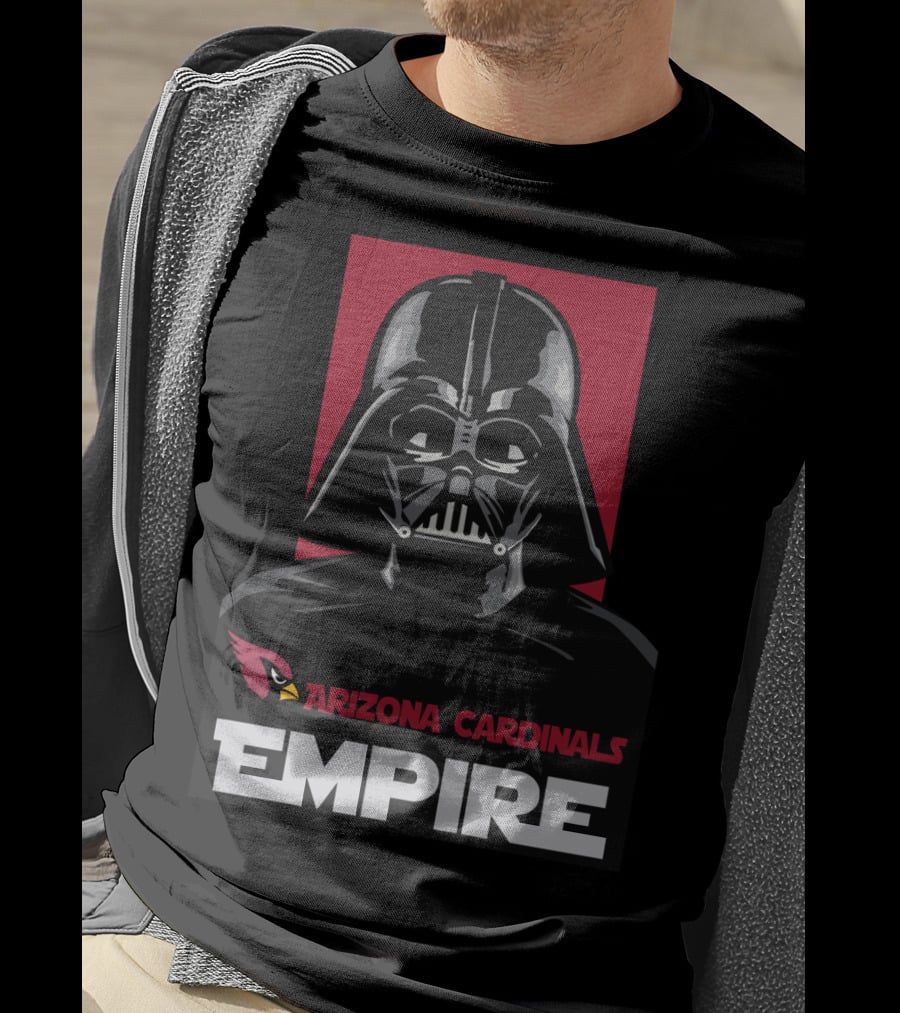Arizona Cardinals Empire Darth Vader Iconic Fusion T-Shirt