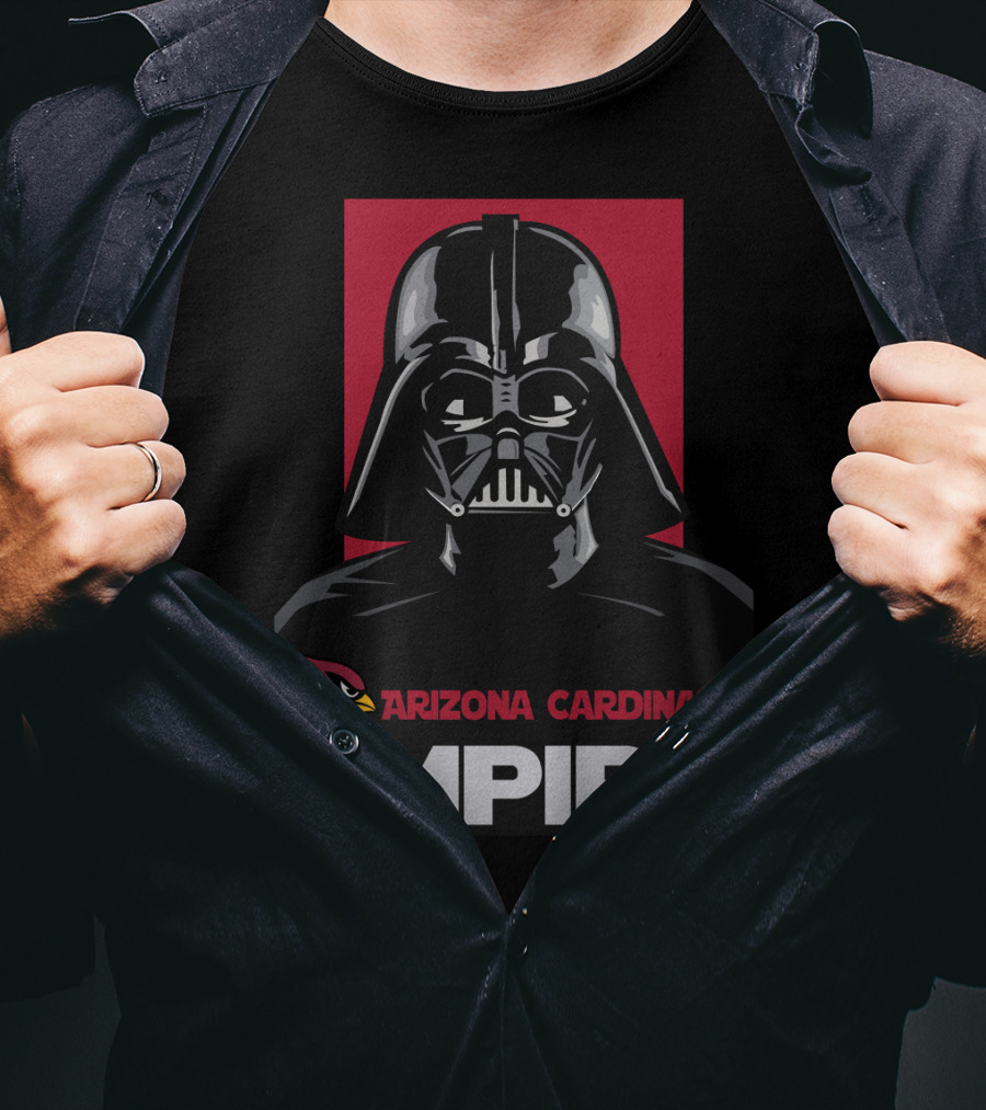 Arizona Cardinals Empire Darth Vader Iconic Fusion T-Shirt
