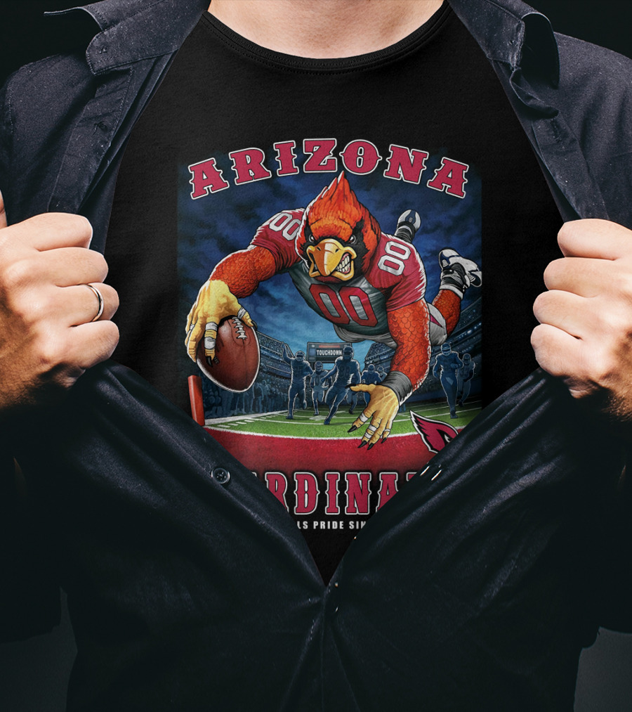 Arizona Cardinals End Zone Touchdown Cardinals Pride Since 1920 T-Shirt