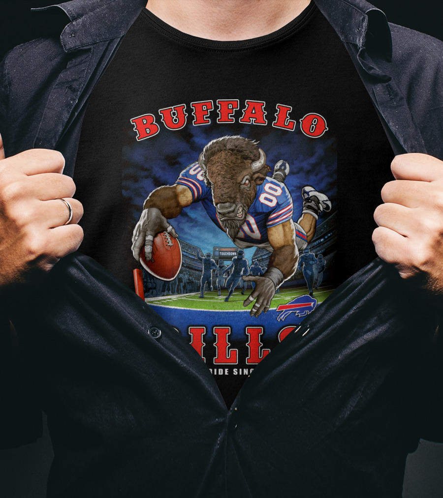 Buffalo Bills Pride Since 1960 End Zone Nfl Football T-Shirt