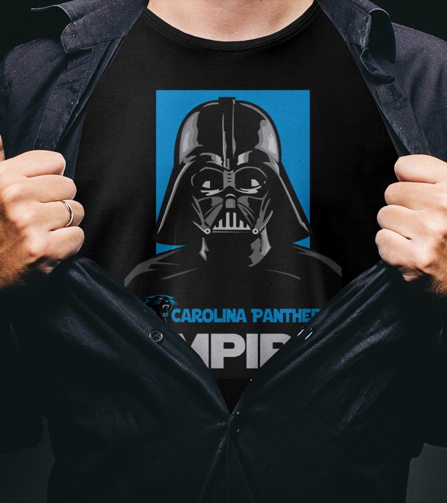 Carolina Panthers Darth Vader Empire T-Shirt