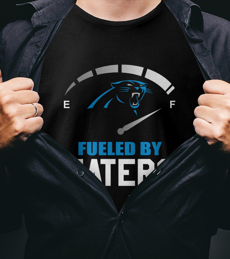 Carolina Panthers Fueled By Haters Full Tank Gauge T-Shirt