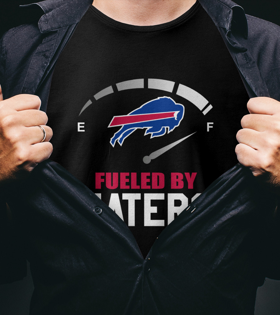 Buffalo Bills Fueled By Haters Fuel Gauge T-Shirt