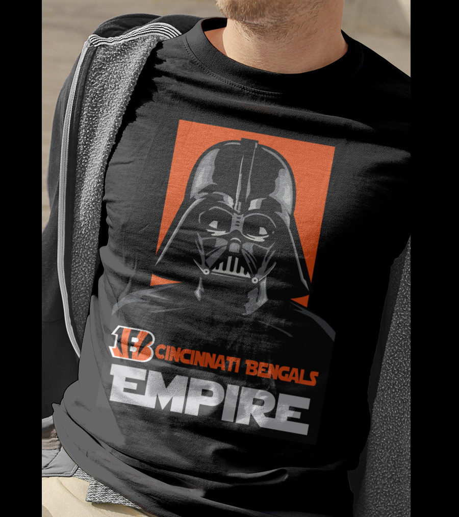 Cincinnati Bengals Darth Vader Empire T-Shirt