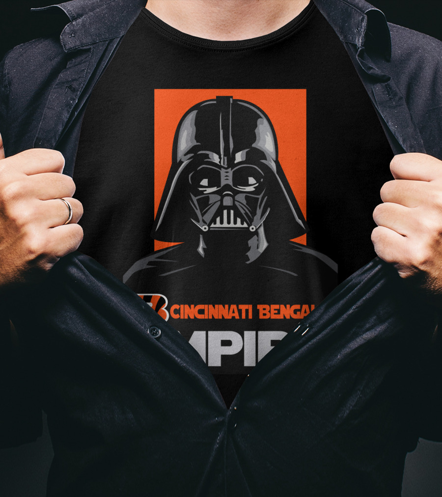 Cincinnati Bengals Darth Vader Empire T-Shirt