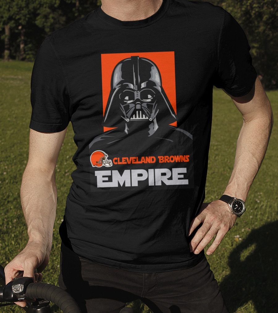 Cleveland Browns Empire Darth Vader Helmet T-Shirt