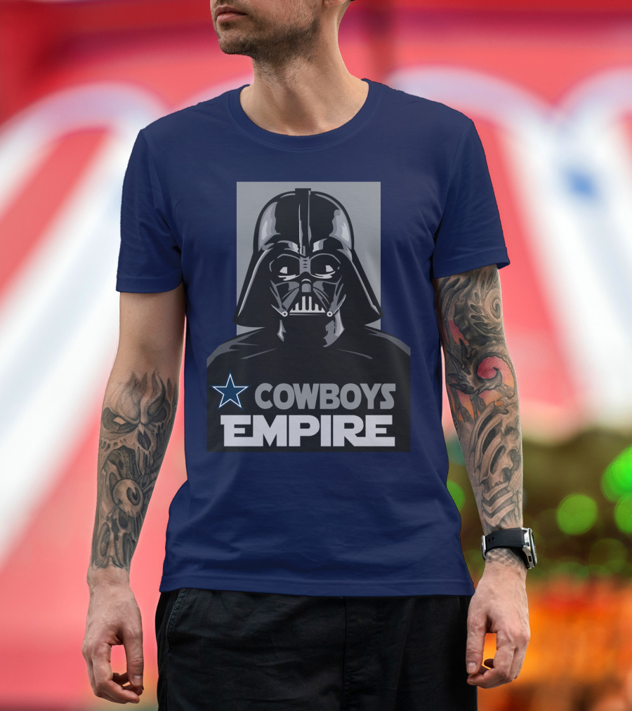 Cowboys Empire Darth Vader Star Wars Dallas Cowboys Star T-Shirt