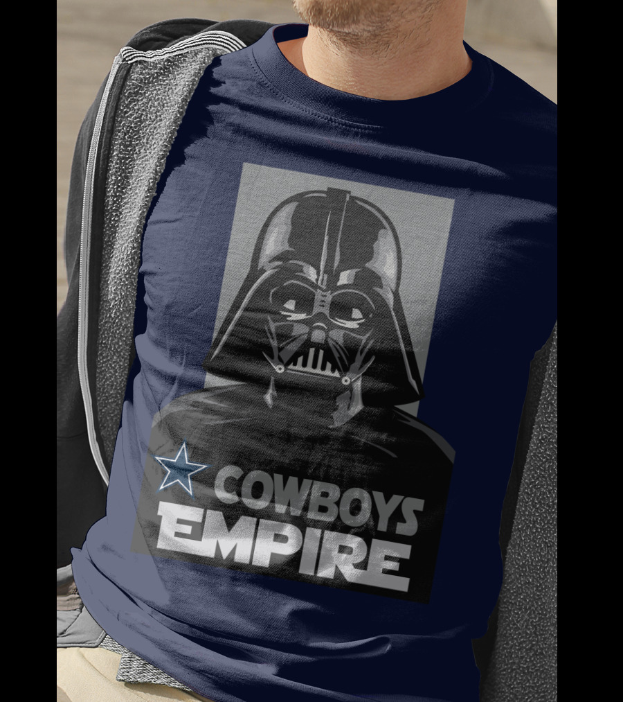 Cowboys Empire Darth Vader Star Wars Dallas Cowboys Star T-Shirt