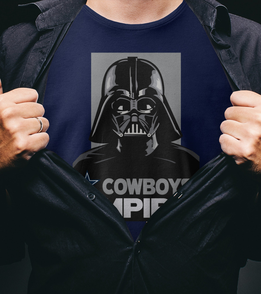 Cowboys Empire Darth Vader Star Wars Dallas Cowboys Star T-Shirt