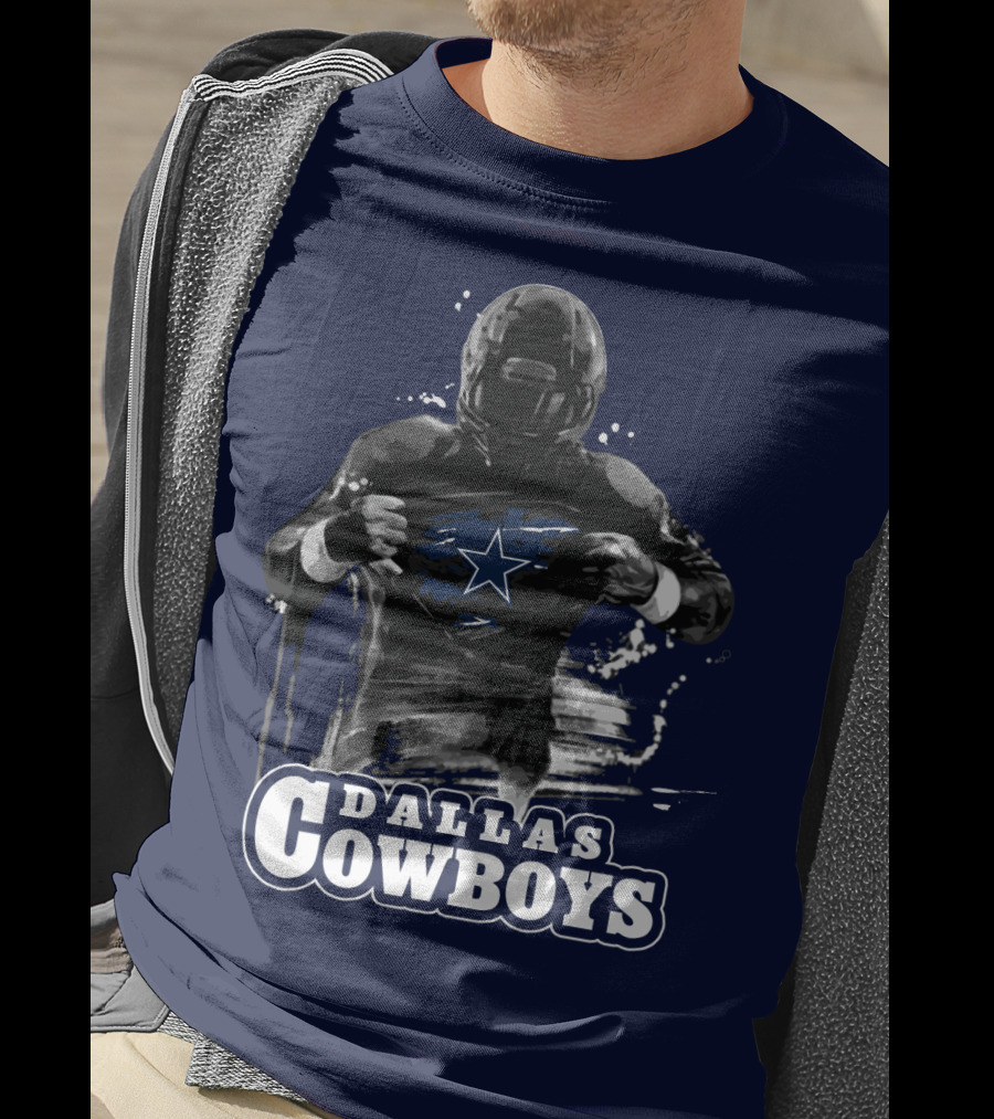 Dallas Cowboys Superhero Star Icon Football Player T-Shirt