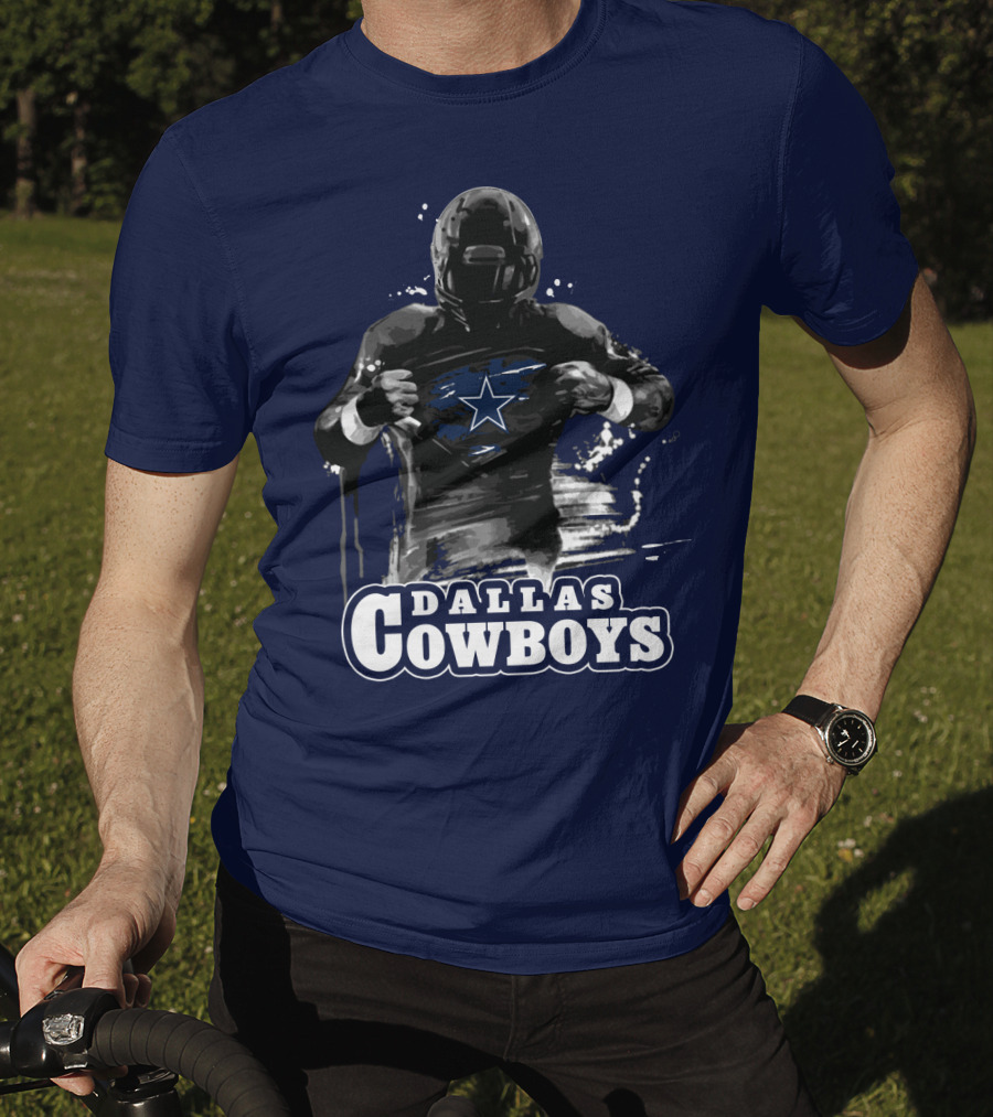 Dallas Cowboys Superhero Star Icon Football Player T-Shirt