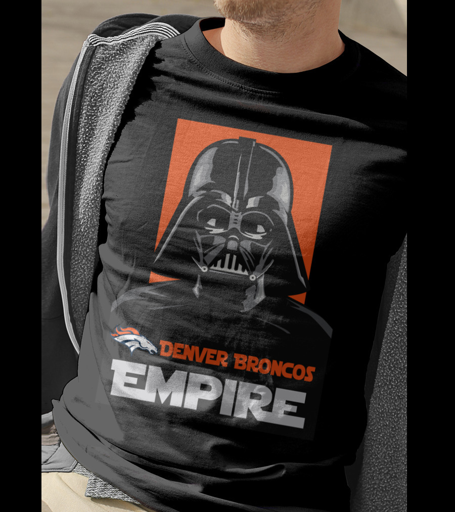 Denver Broncos Empire Darth Vader Broncos T-Shirt