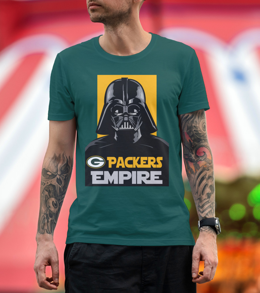 Packers Empire Darth Vader Green Bay T-Shirt