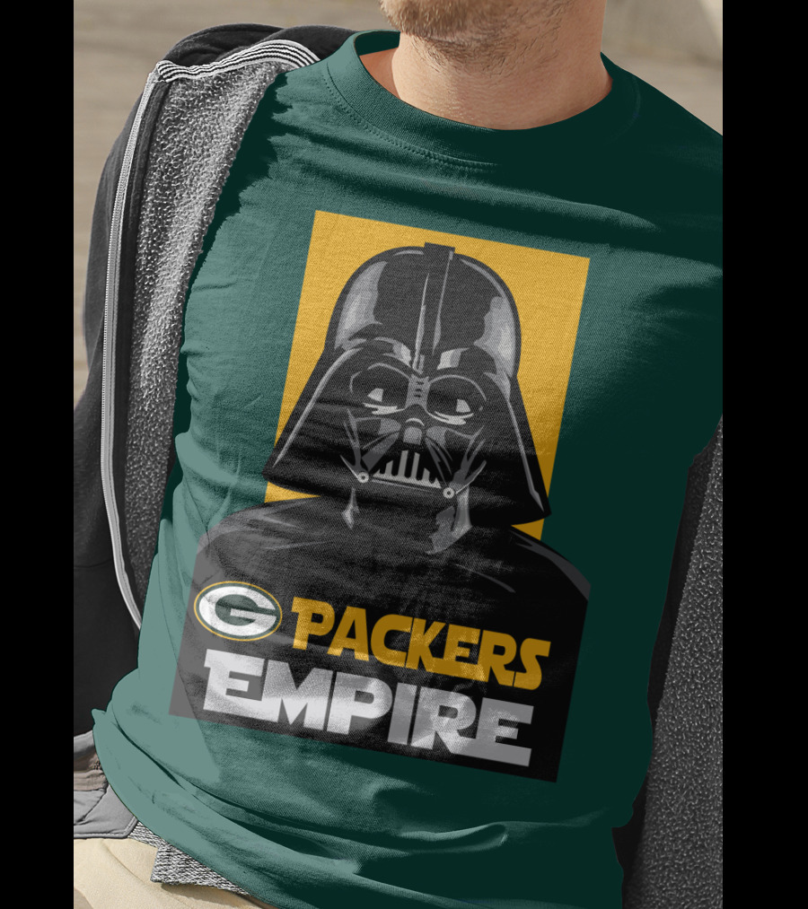 Packers Empire Darth Vader Green Bay T-Shirt