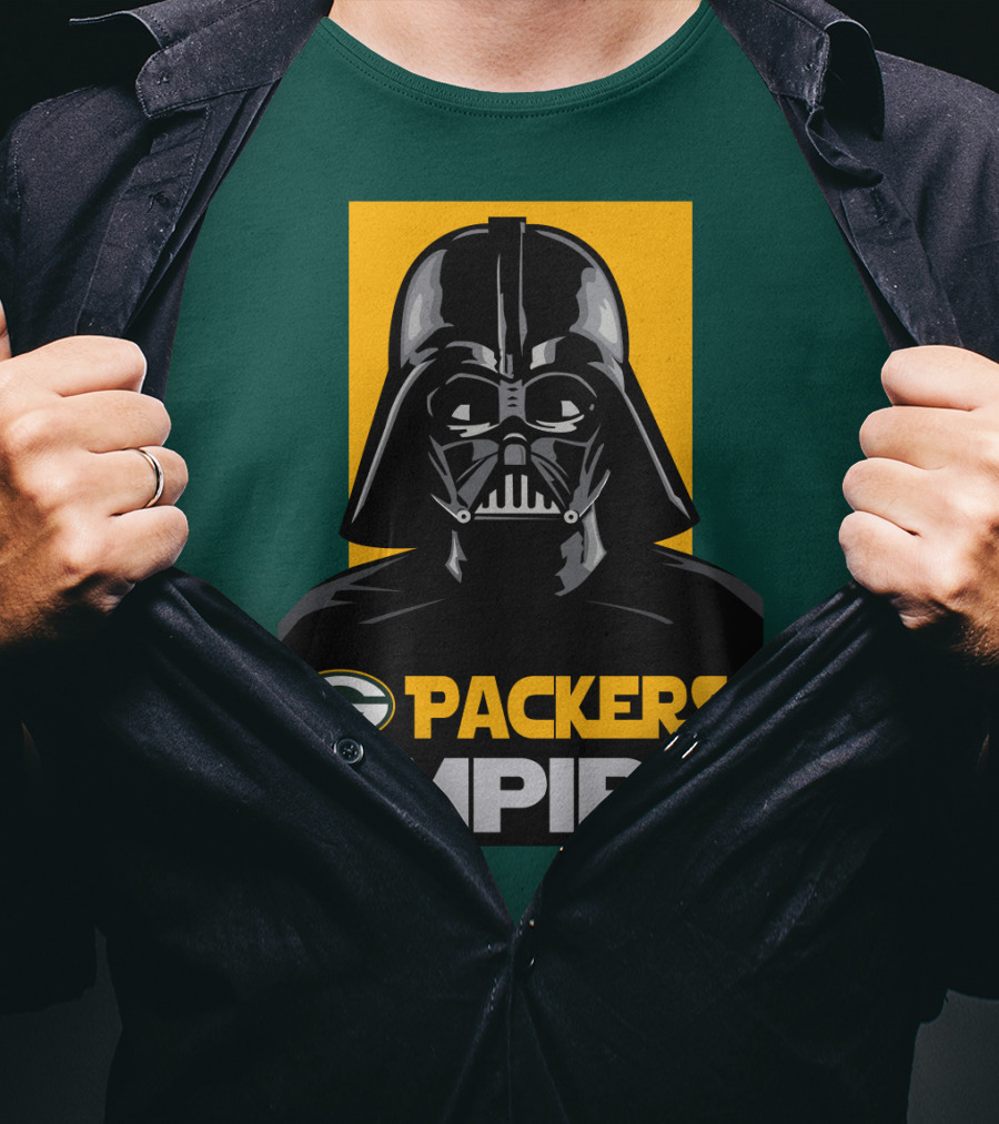 Packers Empire Darth Vader Green Bay T-Shirt