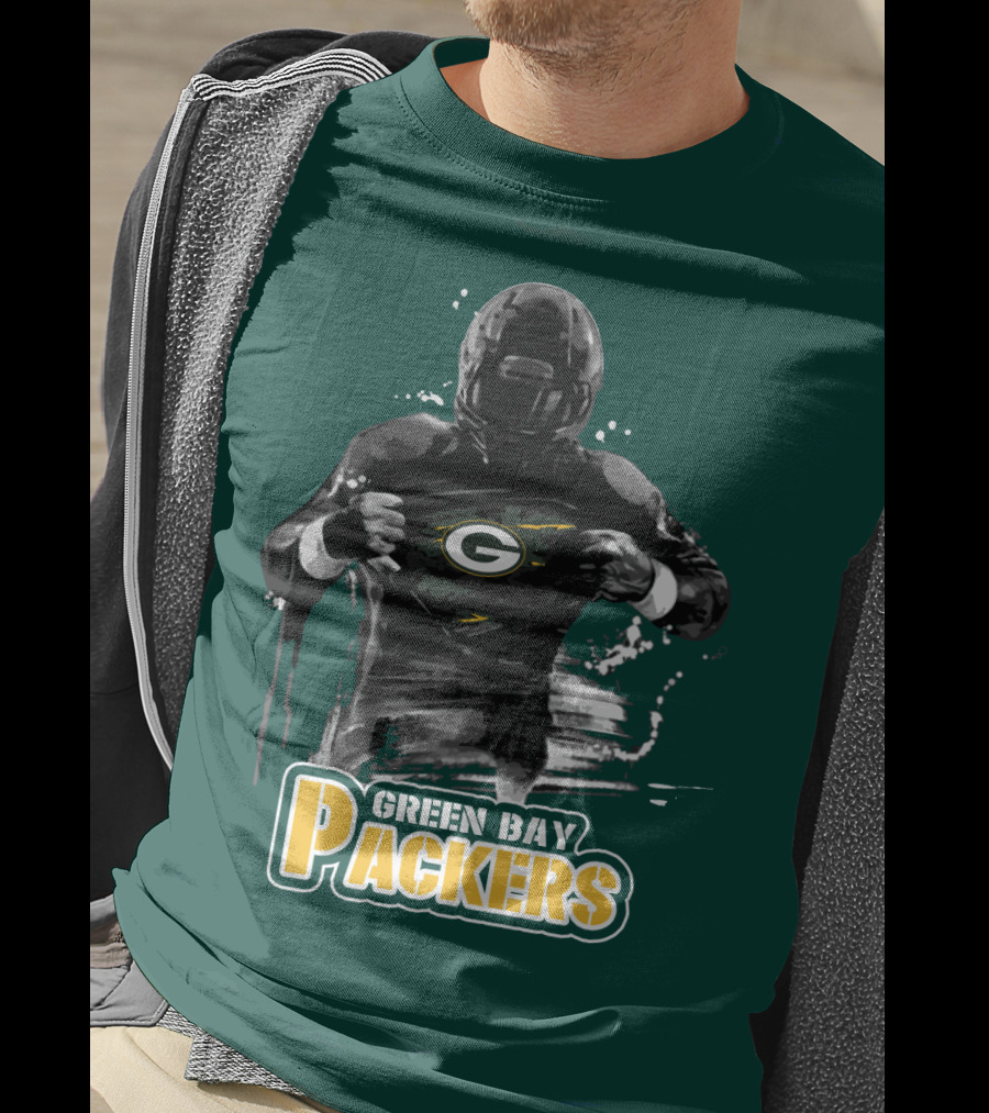 Green Bay Packers Superhero Football Player Iconic Team T-Shirt