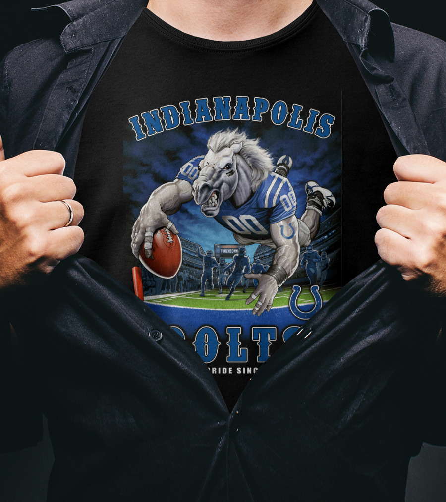 Indianapolis Colts Pride Since 1953 End Zone Touchdown Nfl T-Shirt